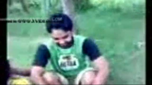 Bangladesh bitch in park wid a group of boys