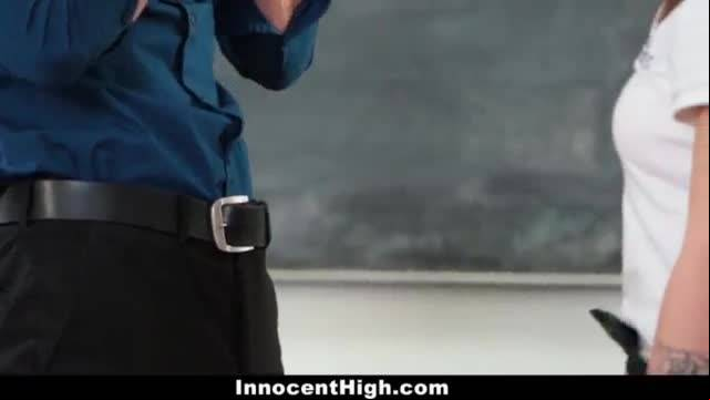 Innocenthigh- schoolgirl tricked into fucking teacher